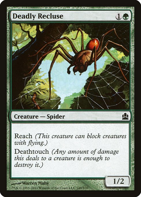 Deadly Recluse from Commander 2011