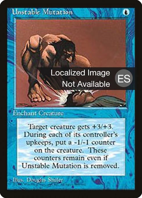 Unstable Mutation from Fourth Edition Foreign Black Border