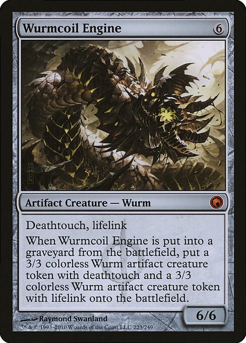 Wurmcoil Engine from Magic Player Rewards 2010