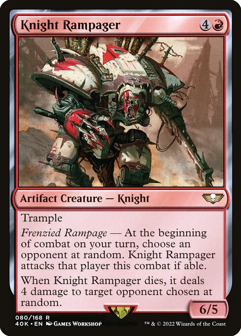 Knight Rampager from Warhammer 40,000 Commander