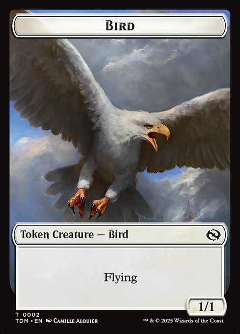 Bird highlighted card art