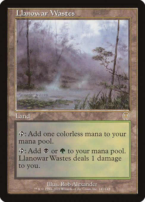 Llanowar Wastes from Apocalypse