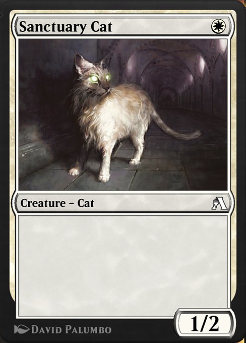 Sanctuary Cat highlighted card art