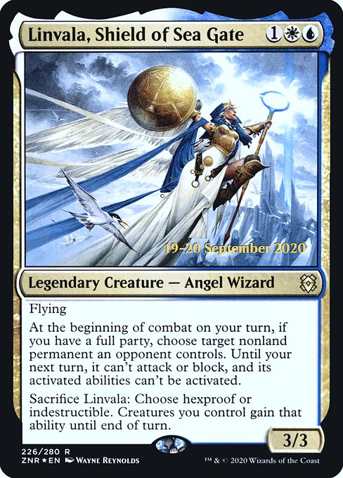 Linvala, Shield of Sea Gate from Zendikar Rising Promos