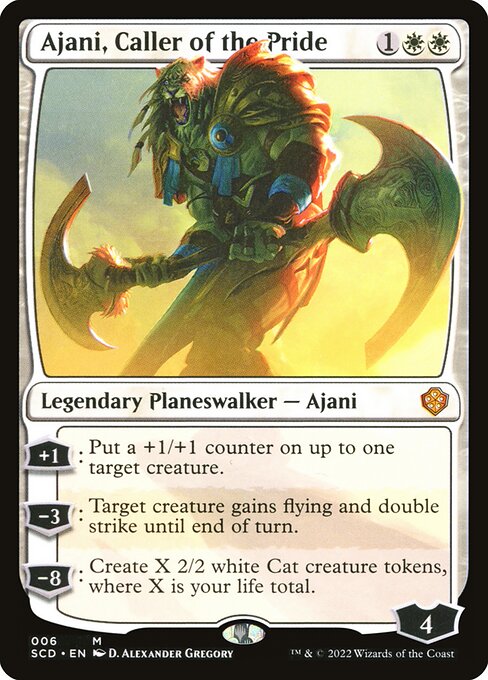 Ajani, Caller of the Pride from Starter Commander Decks