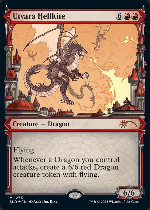 Utvara Hellkite from Secret Lair Drop