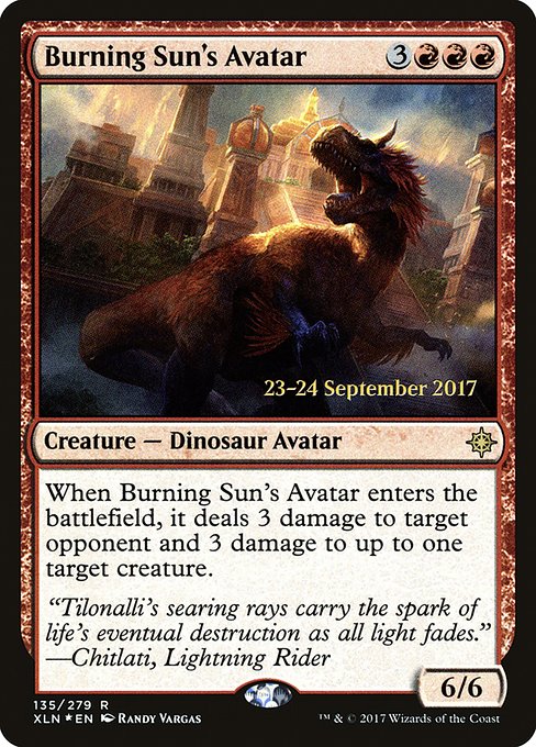 Burning Sun's Avatar from Ixalan Promos