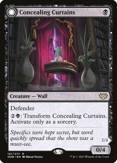 Concealing Curtains // Revealing Eye from Innistrad: Crimson Vow