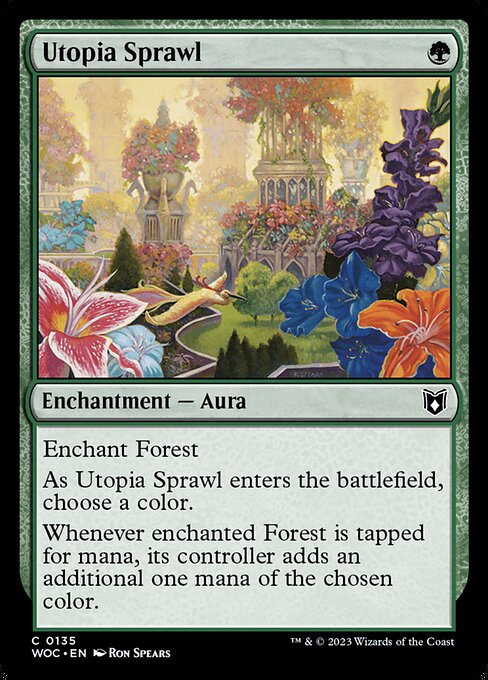 Utopia Sprawl from Wilds of Eldraine Commander