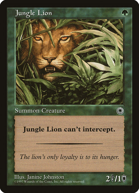 Jungle Lion from Portal