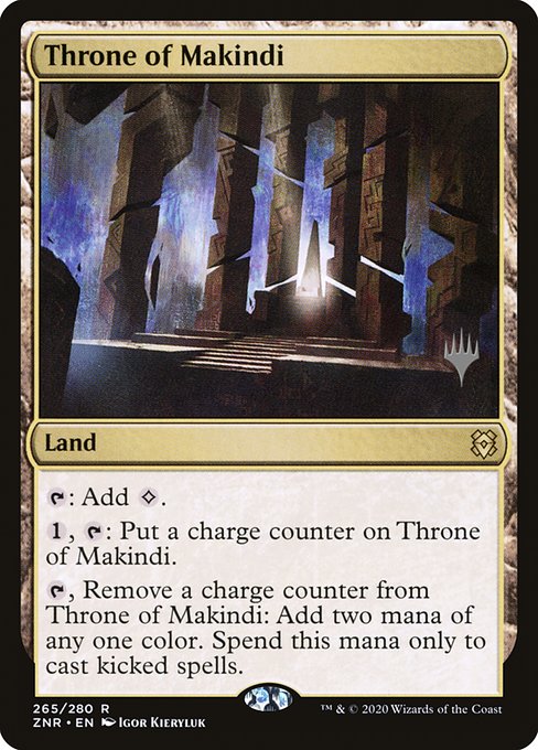 Throne of Makindi from Zendikar Rising Promos