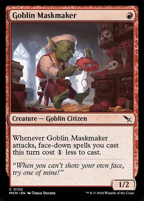 Goblin Maskmaker highlighted card art
