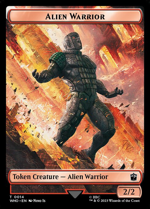 Alien Warrior highlighted card art