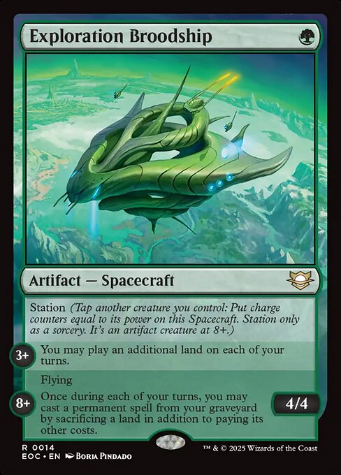 Exploration Broodship from Edge of Eternities Commander