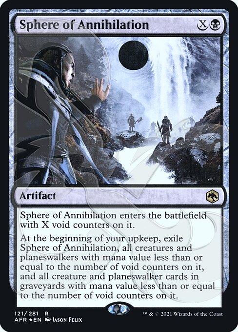 Sphere of Annihilation from Adventures in the Forgotten Realms Promos