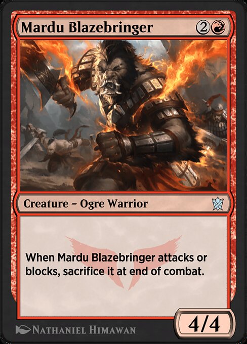 Mardu Blazebringer highlighted card art