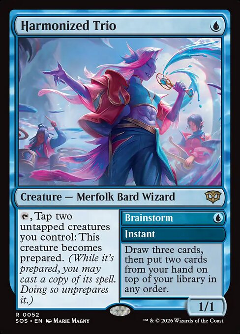 Harmonized Trio // Brainstorm from Secrets of Strixhaven