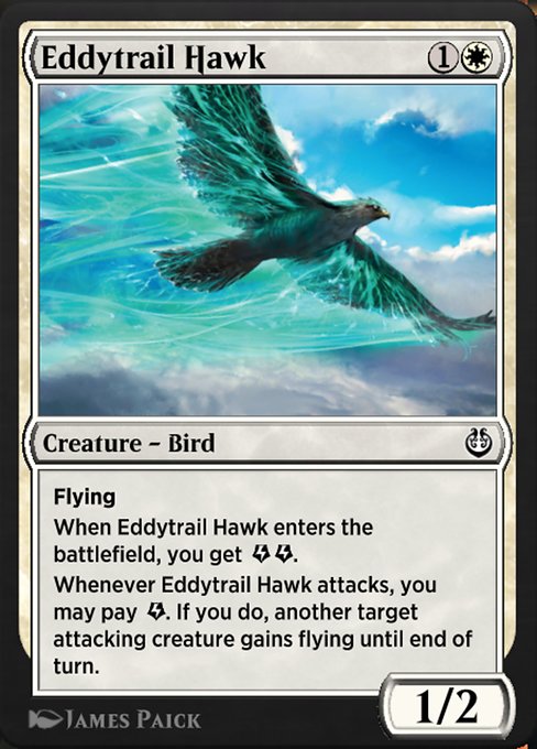 Eddytrail Hawk highlighted card art