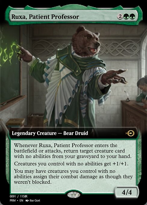 Ruxa, Patient Professor highlighted card art
