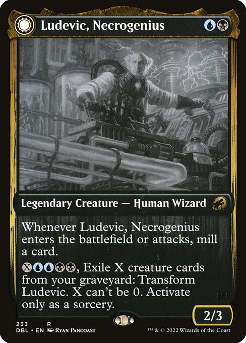 Ludevic, Necrogenius // Olag, Ludevic's Hubris from Innistrad: Double Feature