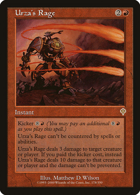 Urza's Rage from Invasion