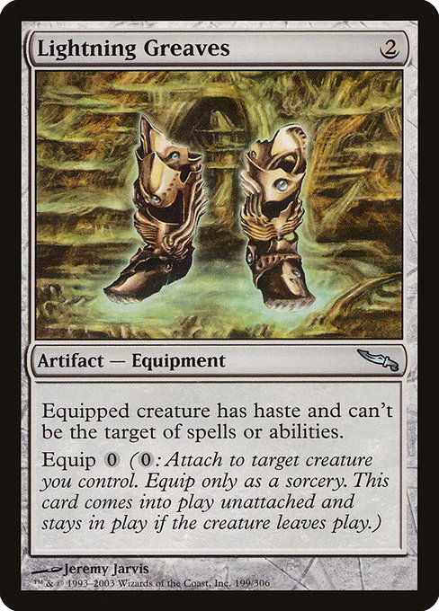 Lightning Greaves from Mirrodin