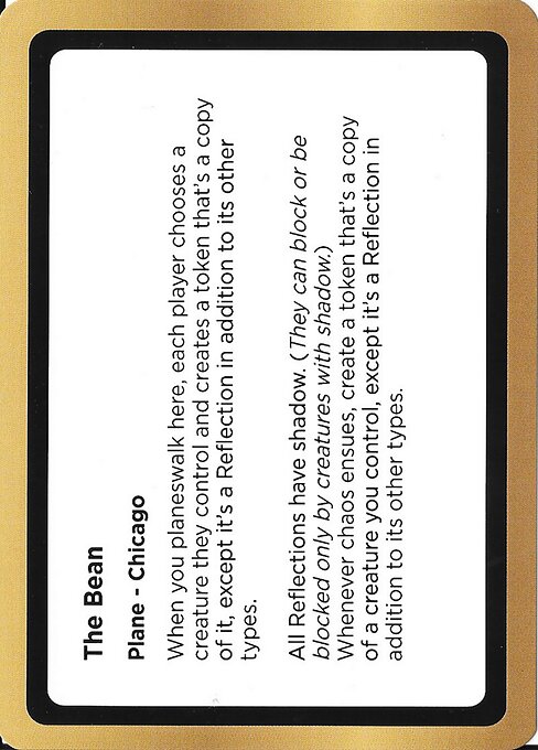 The Bean highlighted card art