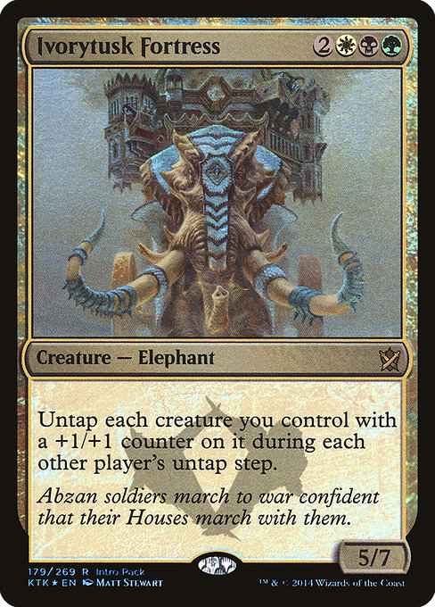 Ivorytusk Fortress from Khans of Tarkir Promos