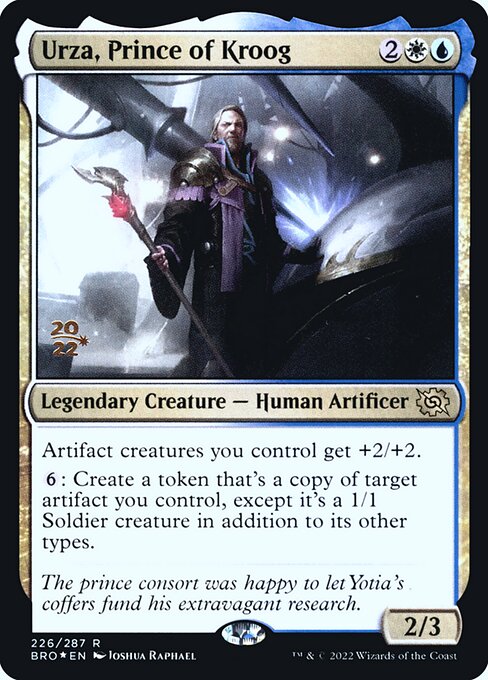 Urza, Prince of Kroog from The Brothers' War Promos