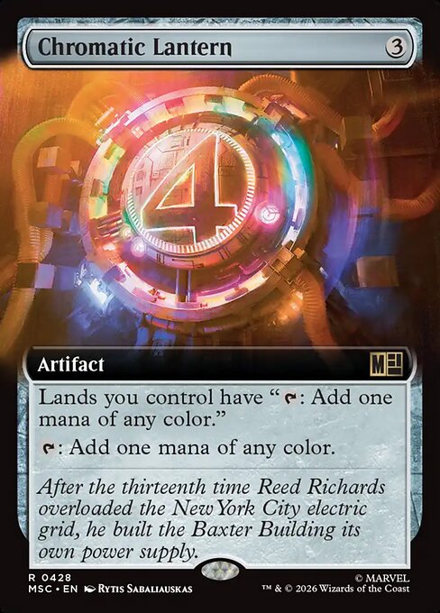 Chromatic Lantern highlighted card art