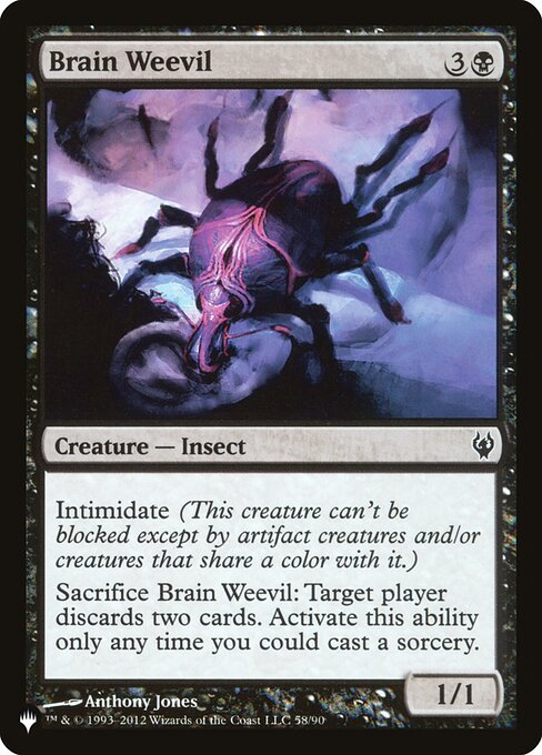 Brain Weevil highlighted card art