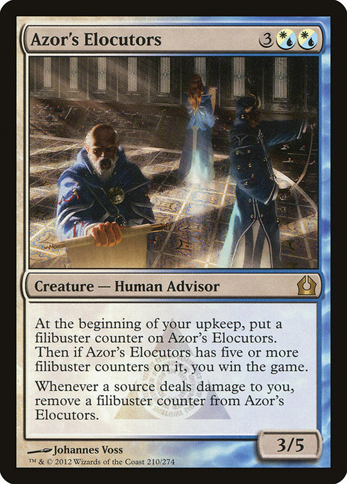 Azor's Elocutors highlighted card art