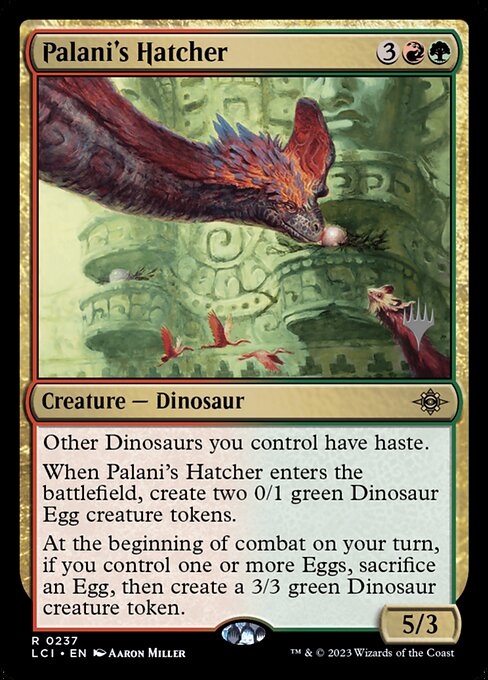 Palani's Hatcher highlighted card art