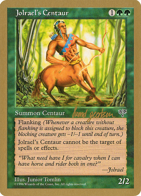 Jolrael's Centaur highlighted card art