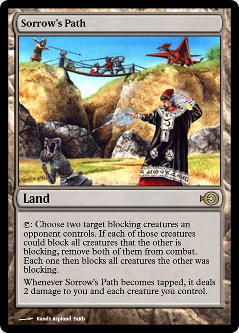 Sorrow's Path highlighted card art