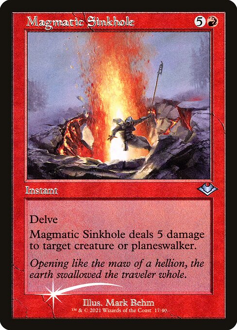 Magmatic Sinkhole from Modern Horizons 1 Timeshifts