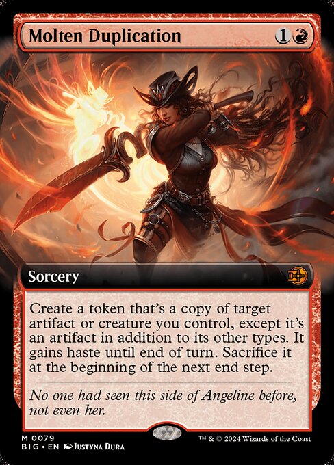 Molten Duplication highlighted card art