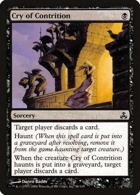 Cry of Contrition highlighted card art