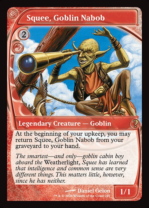 Squee, Goblin Nabob highlighted card art