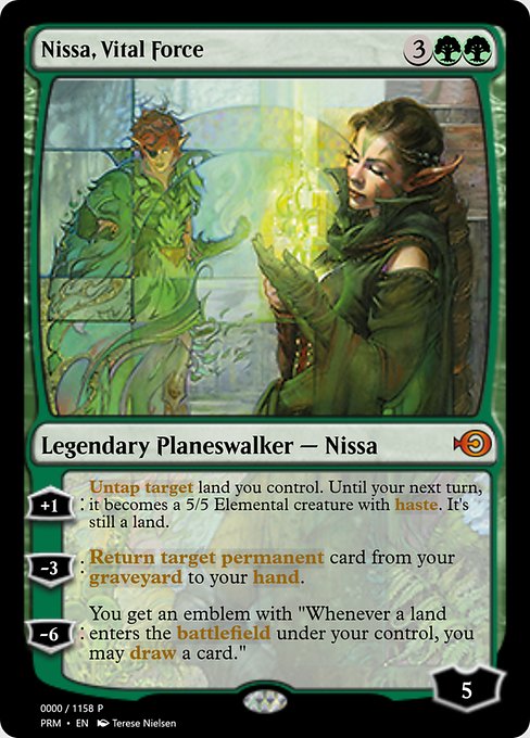 Nissa, Vital Force from Magic Online Promos