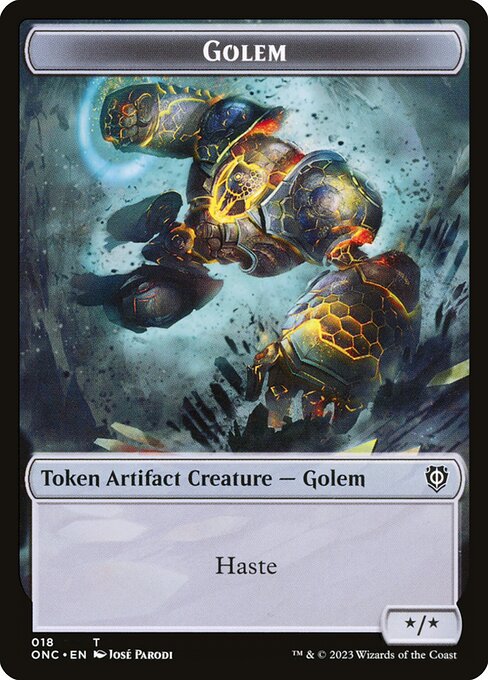 Golem highlighted card art