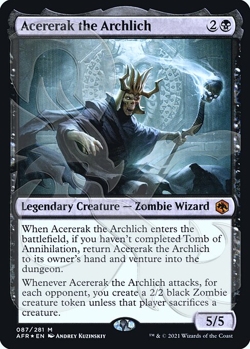 Acererak the Archlich from Adventures in the Forgotten Realms Promos