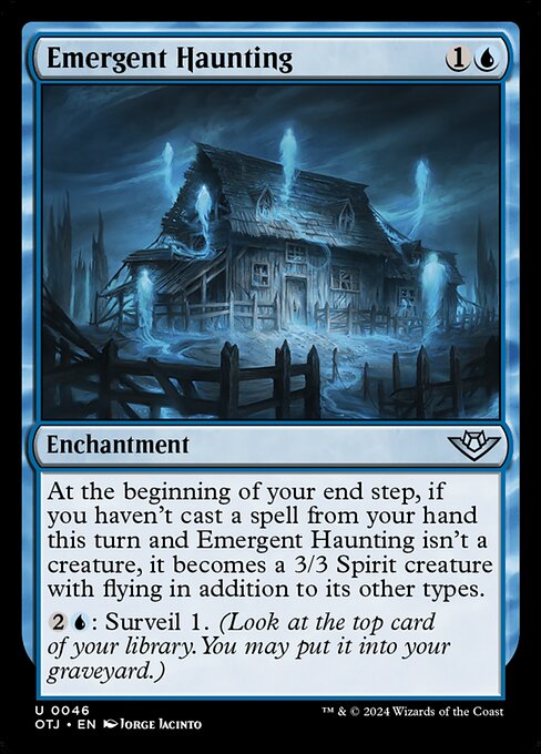 Emergent Haunting highlighted card art