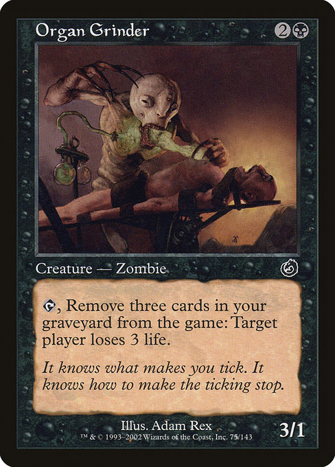 Organ Grinder highlighted card art