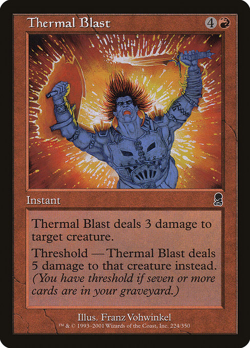Thermal Blast highlighted card art