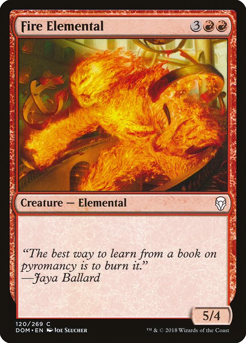 Fire Elemental from Dominaria