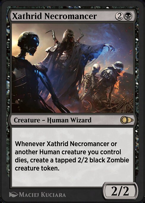 Xathrid Necromancer highlighted card art