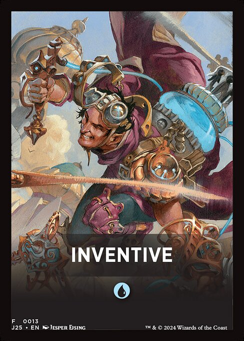 Inventive highlighted card art