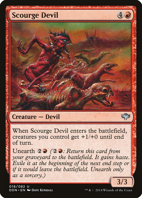 Scourge Devil from Duel Decks: Speed vs. Cunning