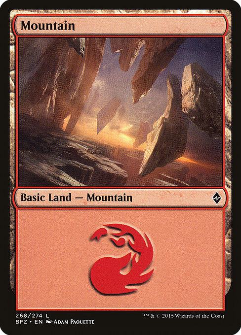 Mountain from Battle for Zendikar